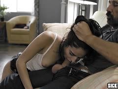 神尾舞 Erina Kahara amateur brunette fucks two big cocks Rio Uchida